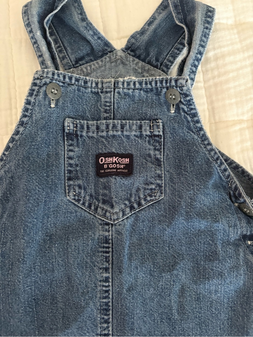 OshKosh B'gosh Denim Overalls in Blue